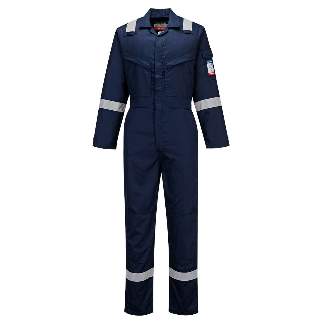 Custom Bizflame Lightweight FR Coverall – NFPA 2112 Navy