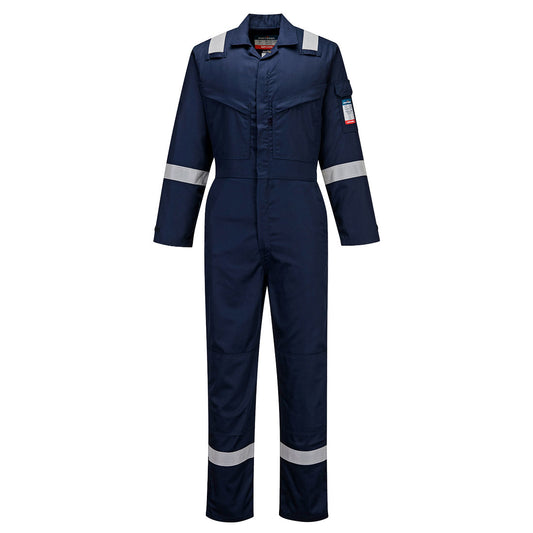 Custom Bizflame Lightweight FR Coverall – NFPA 2112 Navy