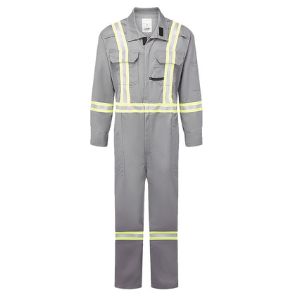 Custom Gray Avenger Multi-Hazard FR Hi-Vis Coverall