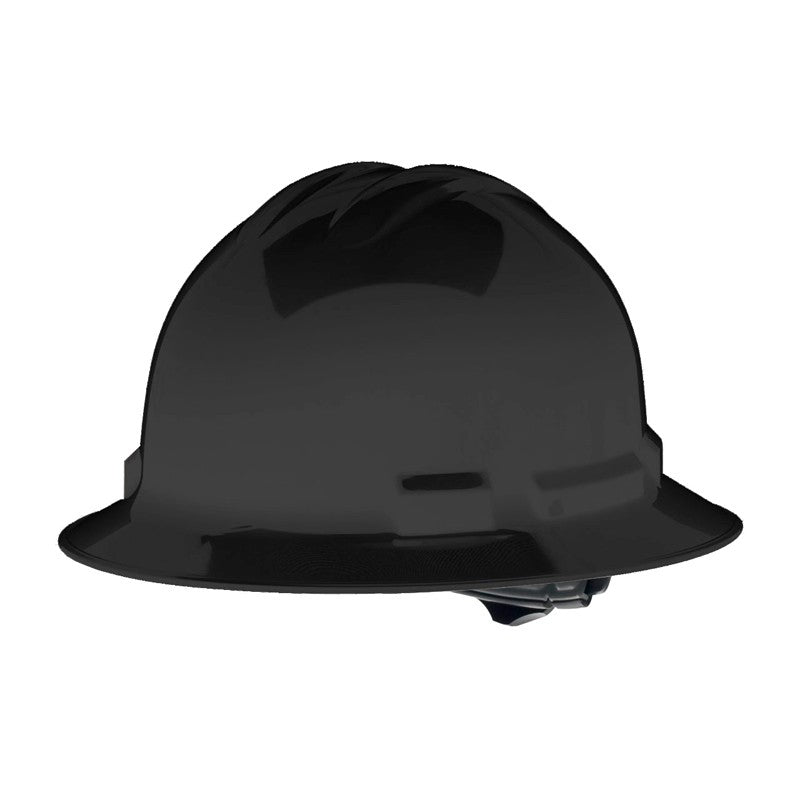 Full Brim Hard Hat with 4-Point Ratchet Suspension – Multiple Colors Available