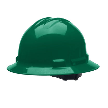 Full Brim Hard Hat with 4-Point Ratchet Suspension – Multiple Colors Available