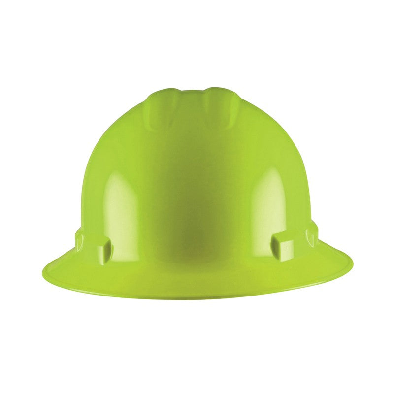 Full Brim Hard Hat with 4-Point Ratchet Suspension – Multiple Colors Available