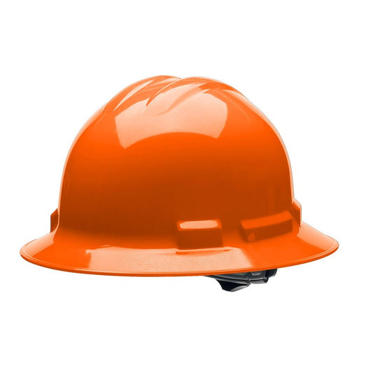 Full Brim Hard Hat with 4-Point Ratchet Suspension – Multiple Colors Available