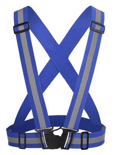 Reflective Adjustable Safety Suspenders – Hot Pink, Lime, Royal Blue, Black, Red, Orange, Dark Green