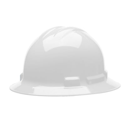 Full Brim Hard Hat with 4-Point Ratchet Suspension – Multiple Colors Available